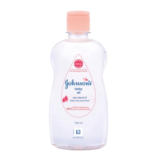 Johnson & Johnson Baby Oil With Vitamin E, 100Ml