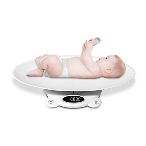MEDITIVE 2 IN 1 Multi-Purposes Mother & Baby Weighing Scale Max weight 120 Kg, Digital Baby Scales Weight all Family New born baby weighing scale