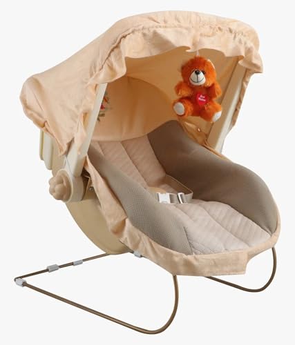 JoyRide Comfy Nest Multi-Purpose Baby Cot, 12 Ways to Use - Carry Cot, Rocker, Bouncer, Baby Seat, Car Seat, Storage Box, Swing, Music, Mosquito Net, 0-14 Months
