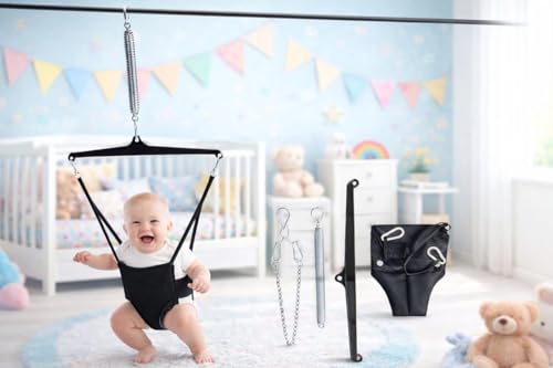 Baby Jumper and Walking Harness with Door Clamp Walk Trainer Infant Activity Bouncer for Coordination and Active Play 6 to 12 Months