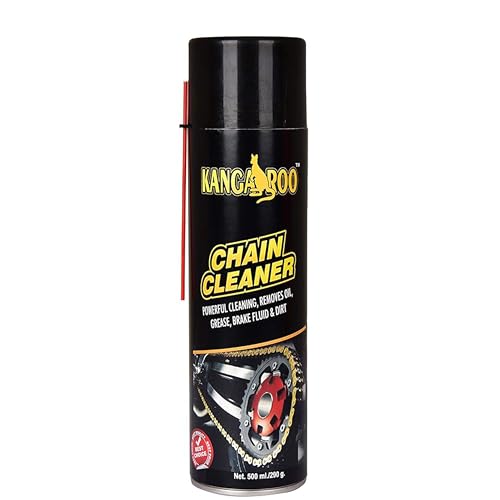 Kangaroo Motorcycle Bike Chain Cleaner Spray Degreaser For Cycle Motorcycle & Chain Driven Machines 500Ml (Pack Of 1).