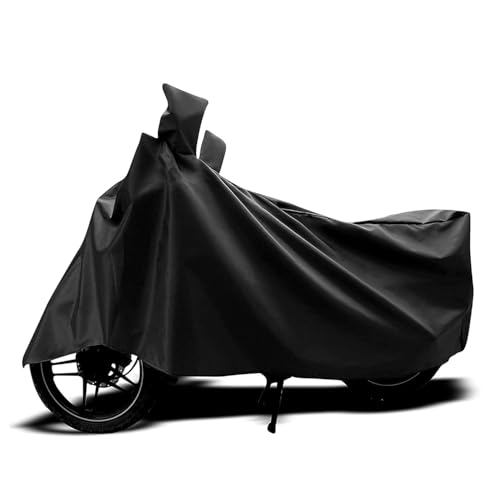 Kozdiko Dust & Waterproof Bike Body Cover with Mirror Pockets for All Scooty Models and All Bike Models (Doesnot Fit Royal Enfield Models)