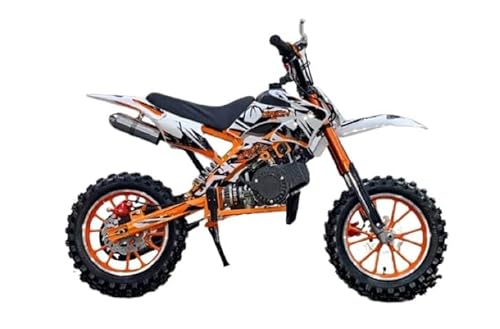 Gigaglitz 50cc 2 Stroke Super-Cross Kids Dirt Bike - Best Mini Off-Road Motorcycle for Childrens, Affordable and Budget Friendly Bike