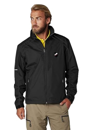 JUST RIDER men jackets || bomber jacket for men || Polyester Standard Length Riding Jacket || Biker Lightweight Outwear Sportswear Bomber Jacket (J4-6) (IN, Alpha, XL, Regular, Black)