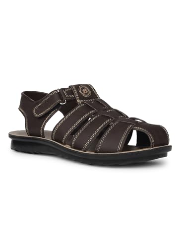Bata Syn Buntoe Men's Brown Sandals - 8 UK (8614011)