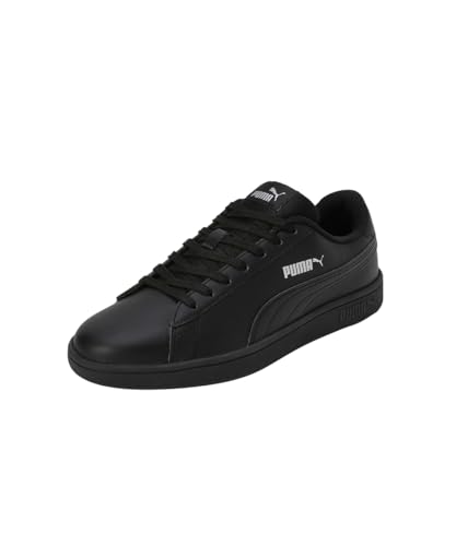 Puma | Smashic Comfort Casual Sneakers | Black-Matte Silver | 8UK