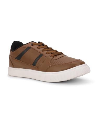 Bata 8514 Zion E Browncasual Sneakers Sport Shoes for Mens | Ideal for Everyday wear |Running| Walking | Regular wear Shoes |Latest Urban Footwear. Size- 8