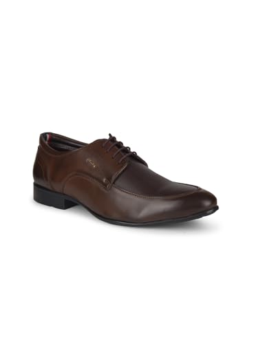 Bata Hagrid Derby Men's Brown Formal Shoes - 9 UK (8214709)