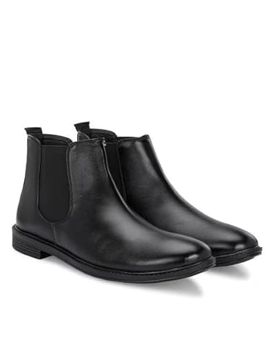 SALMA FOOTWEAR Chelsea Boots for Men | Soft Cushioned Insole, Slip-Resistance, Dynamic Feet Support, Arch Support & Shock Absorption (9 UK, UK Footwear Size System, Adult, Men, Numeric, Medium, 9)