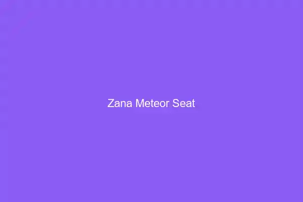 Zana Meteor 350 Comfort Seat