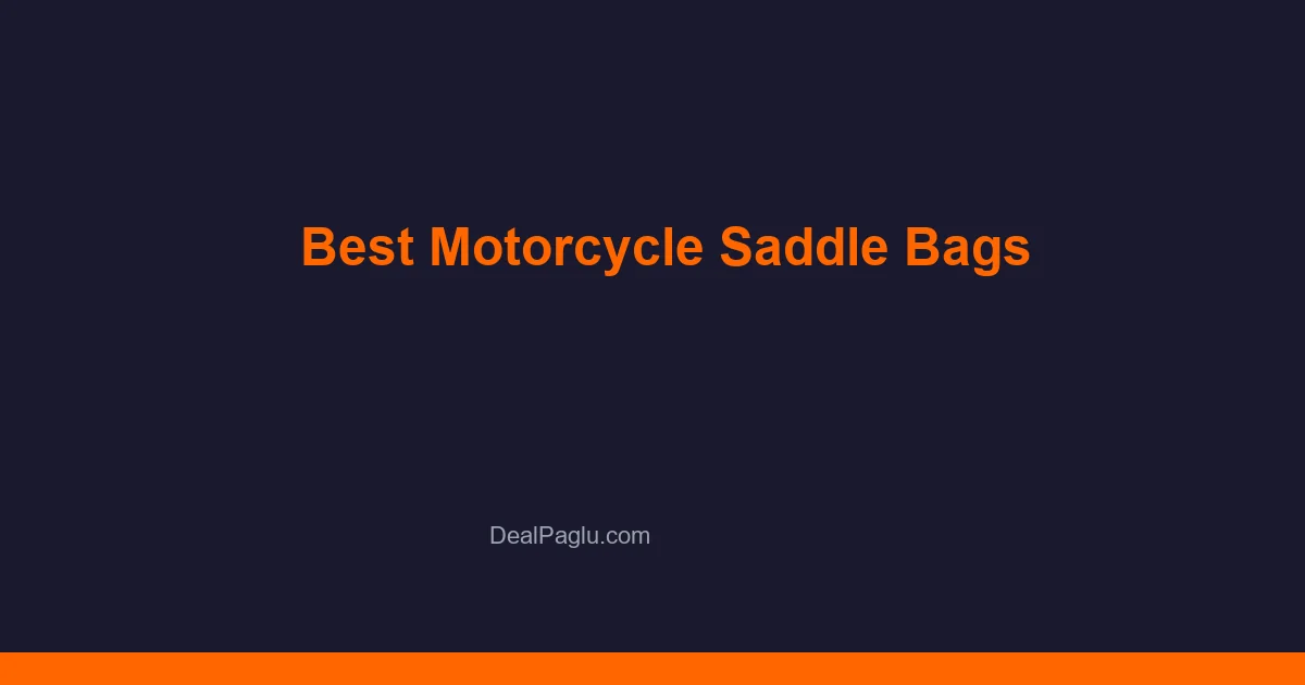 Best Saddle Bags for Motorcycles in India 2026 — Waterproof Touring & Leather Side Bags