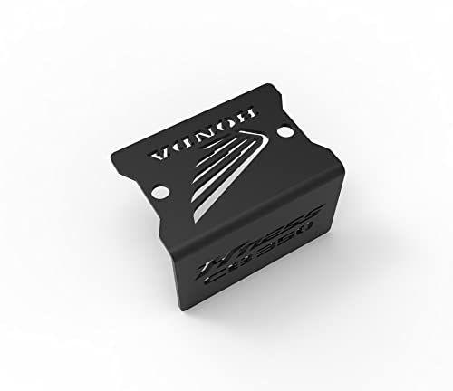Auto Infinity Front Reservoir Guard Compatible With Honda CB350-H—ness (Black, Pack of 1)