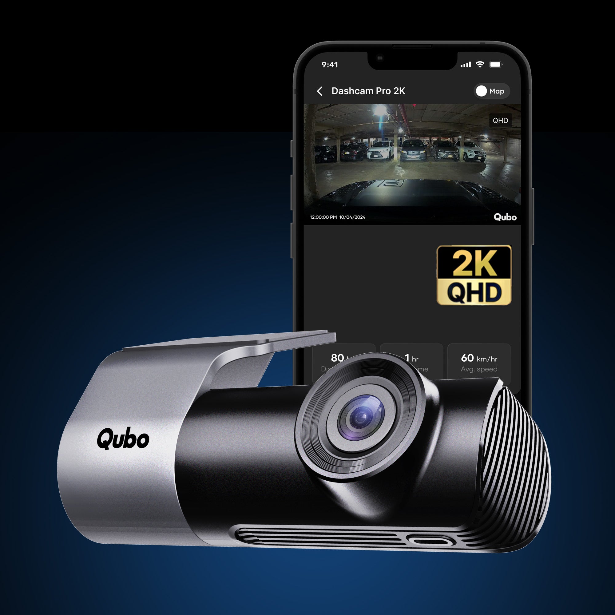 Qubo Dashcam Pro 2K