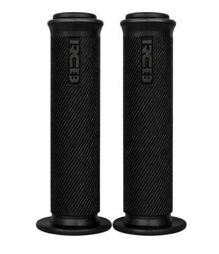 0TO6 Motorcycle Handlebar RCB Handle Grip Set Universal for All Bikes, Black