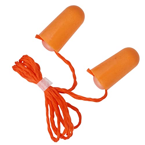 3M 1110 Ear Plugs Corded, Extra Soft, Reusable Earbuds Noise Cancellation, Soundproof Earplug Use For Underwater, Meditation, Study, Flight Travel,Sleeping Sound Block Up To 29 Decibel (Pack of 10)