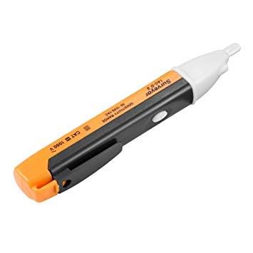 AARKRI SALES Voltage Detector Pen with Audible & Visual Alarm | Portable Non-Contact Voltage Tester | AC Electric Circuit Sensor Tool for Live Wire Detection