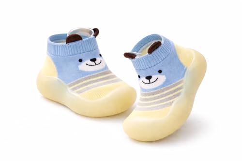 AASTIK SALES First Walking Shoes Non Slip Lightweight Rubber Sole with Memory Insole Protect Toes Toddler Infant Indoor Multi Color (Note: Random color will be send)(one pair of shoe only) (multicolor, UK Footwear Size System, Toddler, Women, Age Range, Medium, 12 Months, 24 Months)