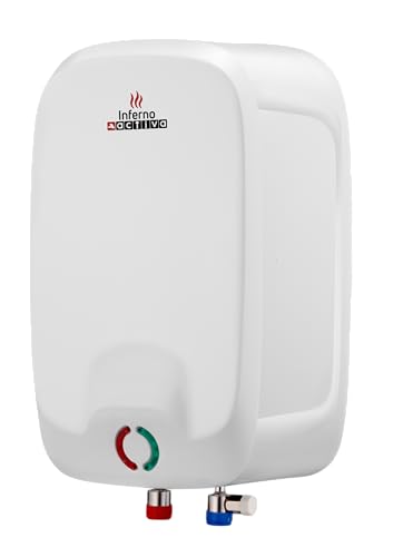 ACTIVA Inferno 6 L Instant Water Geyser | BEE 5-Star Rating | Powerful Copper Heating Element | ISI Marked | Energy Efficient | 5 Safety Protections | Compact Wall-Mounted Design | 5-Year Warranty