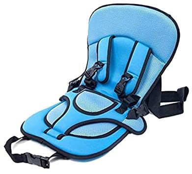 AESTROKE Baby car seat,Baby Safety Mat Toddler Chairs Thicken Cover Children Portable Sitting Cushion Kids Booster Protection Mat | Baby Car Cushion Seat with Safety Belt[Multicolor]