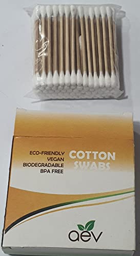 AEV Eco friendly bamboo Earbuds pack of 80