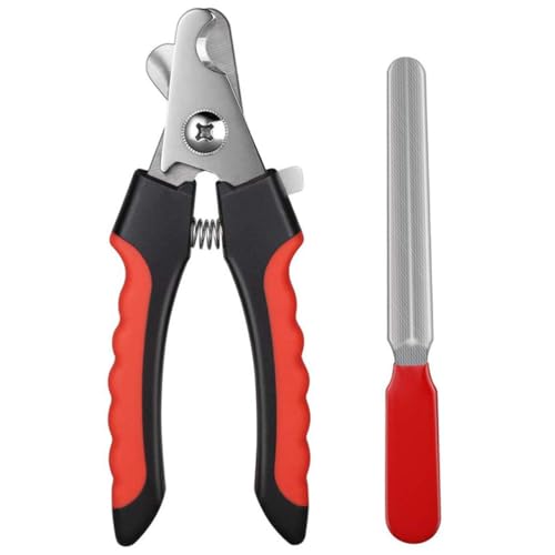Agirav Professional Animal Nail Cutter Clipper Trimmer Filer for Small, Medium and Large Dogs, Puppies, Cats and Kittens Claw Grooming Tool Set (Nail Clipper) (Medium)
