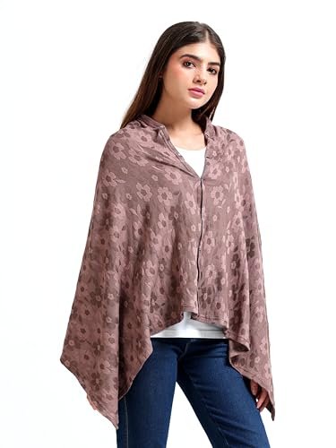 AGUILA Premium Soft And Warm Feeding shawl Feeding Cloak (NAVY) (Cream)