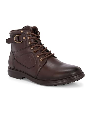Allen Cooper Genuine Leather Boots For Men(915b-8)