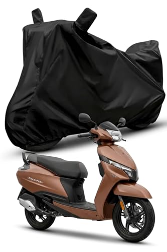 Altrr Heavy Duty Waterproof Scooty & Bike Cover for Tvs Jupiter 110 – UV Resistant, Dustproof & Rain Protection, All-Weather Outdoor Cover for Bikes & Scooty with Buckle Straps