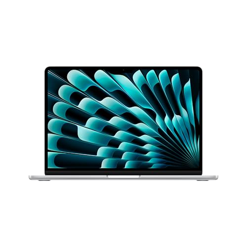 Apple 2024 MacBook Air (13-inch, Apple M3 chip with 8‑core CPU and 10‑core GPU, 24GB Unified Memory, 512GB) - Silver