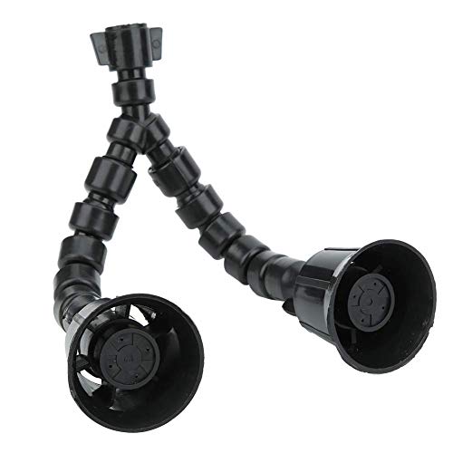 APPSTER G3/8 DN10 360° Flexible Misting Double Head Nozzle for Agricultural Electric Sprayer Pump | Adjustable Atomizing Spray Nozzle for Garden, Farm, Lawn, Greenhouse & Fruit Tree Spraying