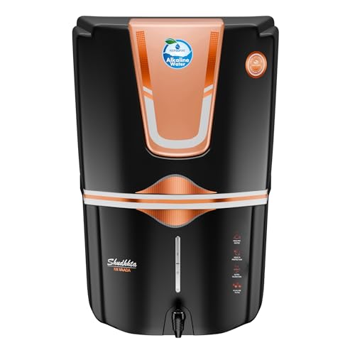 AQUA D PURE UV Water Purifier UV + UF 12L, 7 Stage Filtration, Copper+Alkaline Filter Suitable for Municipal Water (NO RO, NO Booster Pump, No Taste Change,)