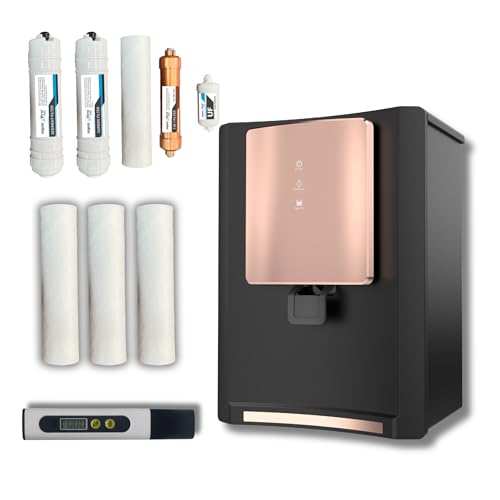 aquaultra Copper Plus 9L RO+UV Water Purifier for Home | 30x Impurity Removal vs Local Purifiers | Mineral Rich | 65% High Water Saver | with All-in-one Kit & Mega Pre-Filter | Powerful Performance