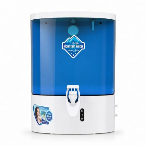 AQUAULTRA Dolphin 7 Stage RO+UV+UF Copper+Zinc+Alkaline Water Purifier for Home | 9L Transparent Tank | ISI Certified R O Water Purifier Filter