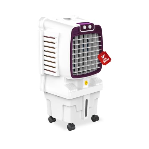 Arizona 9 Mini Personal Air Cooler | India’s First 9-Inch Blade Cooler | 2600 RPM | 5 Ft Air Throw | 3-Side Honeycomb | 12L Tank Capacity | Motorised Louvers | 80W | Ideal for 50 Sq Ft