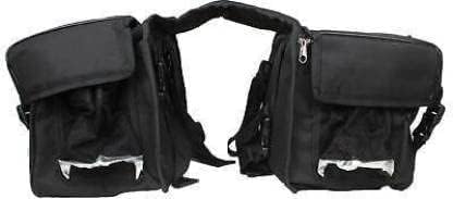 ARTHLAKSH 60Ltr Both Side Motorcycle Saddle Bag Both Side | Dual Side Touring Luggage Bag | Waterproof Heavy Duty | Universal Fit for RE All Bikes Meteor, Classic, Hunter (Black Saddle 60Ltr)