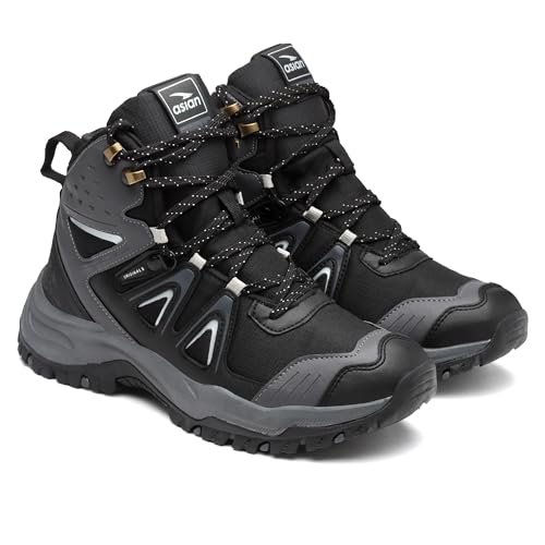ASIAN EVEREST-24 Trekking Shoes for Men Hiking Shoes for Men for Outdoor Light Weight Anti Skid Boot Shoes for Men for Comfortable Hiking Trekking Shoes Men and Boys with Phylon Sole,UK 8
