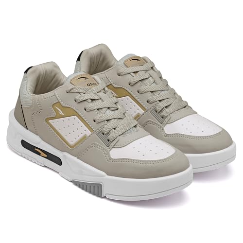 ASIAN Men's Mexico-02 Grey Casual Sneaker Shoes,UK 10
