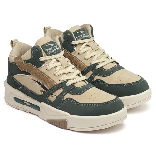 ASIAN Men's MEXICO-11 Casual Sneaker Shoes with Synthetic Upper Lightweight Comfortable Mid Top Sneaker Shoes for Men's & Boy's,UK 8