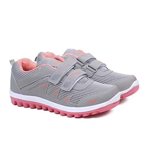 ASIAN Women's FASHION-02 Sports Running,Walking,Gym,Training,Casual Slip-On Lightweight Shoes for Women's & Girl's Pink,UK 5
