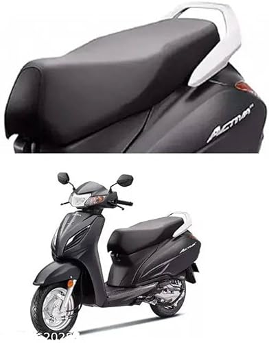 Ask Activa 3g 4g 5g 6g Bike Removable & Washable PU Leather Waterproof Single Bike Seat Cover for Activa 3g 4g 5g 6g