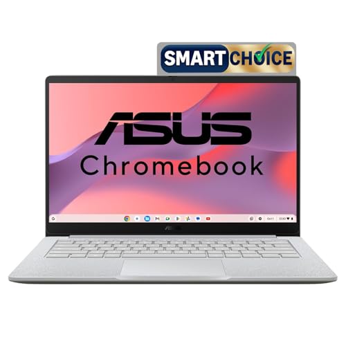 ASUS Chromebook CX1405 (2026), Smartchoice,Intel N50 Processor, Intel UHD iGPU, 8GB RAM, 128GB SSD, FHD, 14