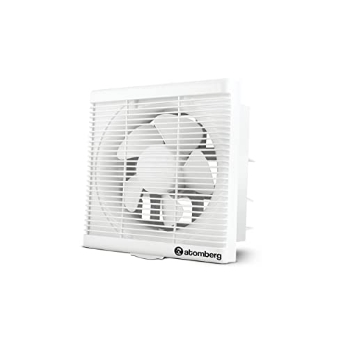 atomberg Efficio Exhaust Fan 200mm (8 Inches) | BLDC Motor | 20W| Low Noise | 1600 RPM| Ideal for Bathroom, Kitchen | Easy to Clean | Installation-Square Cut (245mm) | 2 Years Warranty | White