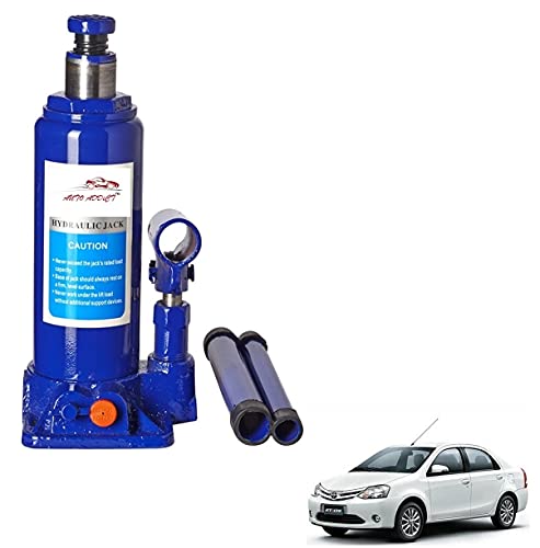 Auto Addict Hydraulic Bottle Jack Car Jack 5 ton(5000 KGS) for Toyota Etios