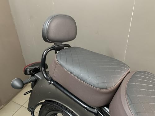 Auto Infinity Backrest Compatible With Honda CB350 (Black, Pack of 1)