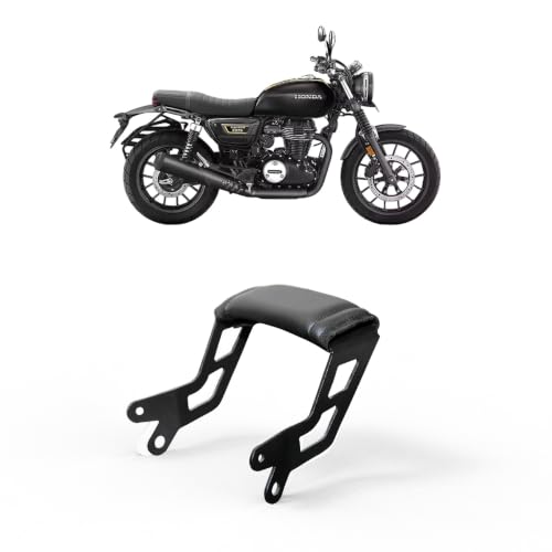 Auto Infinity® Grab Rail with Comfort Cushion Compatible with Honda CB350-RS (Black, Pack of 1)
