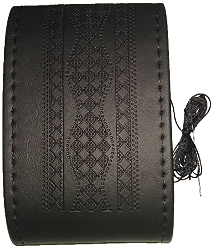 AUTO SHUBH MANGALAM Car Steering Wheel Cover - Microfiber Leather, Breathable, Anti Slip Steering Wheel Cover Compatible with Maruti Swift Dzire