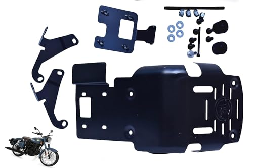 Autobrandz -Metal Premium Heavy Quality Engine Guard,Sump Guard for RE Classic 350 Bs-6 & Bs-4 (Black)