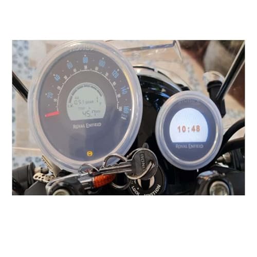 AutoBrandz -Screen Protector Speedometer Cover Cap Compatible with Royal Enfield Meteor 350