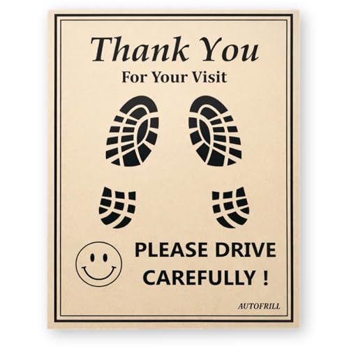 AUTOFRILL 100 Pcs Disposable Paper Car Floor Mats – Biodegradable Foot Mats for Car Interior – Universal Fit for All Cars, SUVs & Trucks (Size 49 * 38 CM)