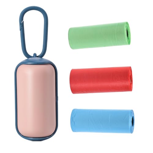 Baby Diaper Disposal Bags,Diaper Disposal Bags for Baby With Removable Capsule Box,Convenient and Quick(1 Capsul And And 4 Multi Color Garbage Roll)